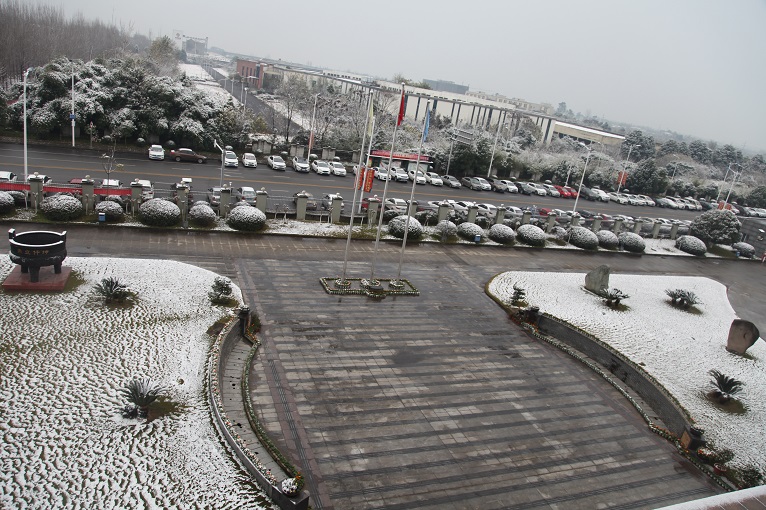 一場雪，才知道您有多美！